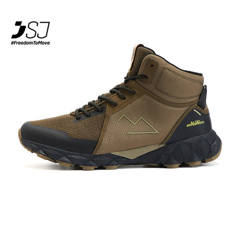 SJ户外男/女高帮防水透气徒步鞋高帮防滑耐磨大底登山TAMANMID