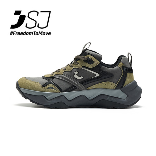 反毛绒+牛皮徒步鞋SJ拼接秋冬