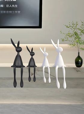 树脂装饰家居创意客厅坐姿玄关