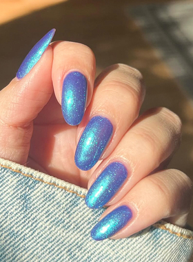 美国ORLY指甲油12Free珠光蓝紫色2060100显白glass act免烤不可剥