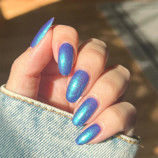 美国ORLY指甲油12Free珠光蓝紫色2060100显白glass act免烤不可剥