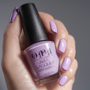 OPI指甲油紫藤色D60香芋紫achievement unlocked免烤新色气质