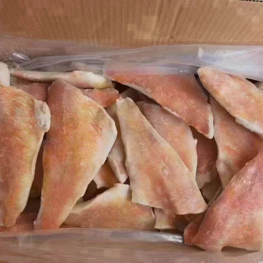 大西洋红鱼柳酸菜红鱼片干煎铁板红石斑鱼片饭店红烧鱼带冰20斤