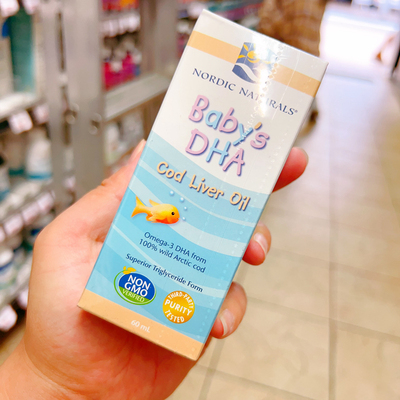 澳洲Nordic Naturals-婴儿儿童DHA滴剂含维生素A维生素D3鱼油60ml