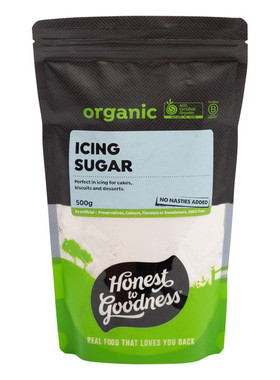 澳洲原装进口HONEST GOODNESS organic糖粉烘焙原料无添加 500g