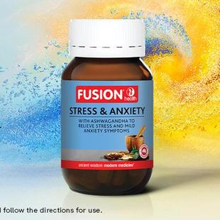 澳洲原装进口FUSION HEALTH压力缓释片放松缓解压力心烦正品