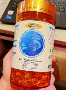 澳洲原装进口southpole ocerking深海鱼油胶囊眼睛366粒