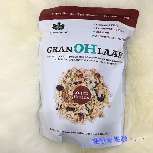 brookfarm澳洲蔓越莓干土豪麦片