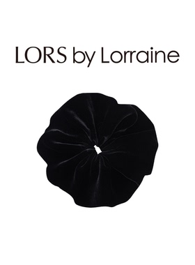 LORRAINES 随手扎-优雅不费力真丝丝绒几何方形大发圈大肠圈头饰