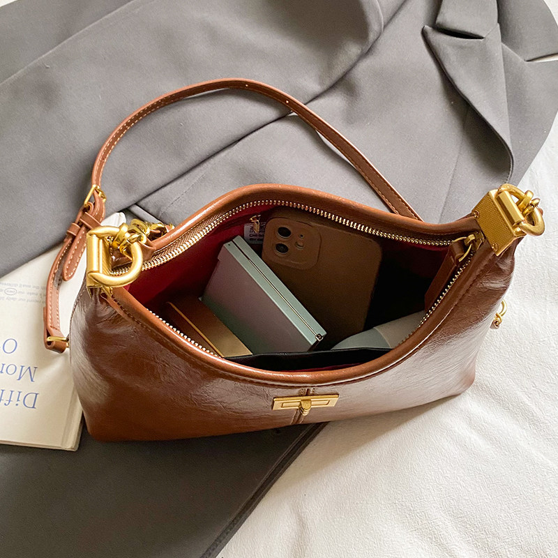 高级感包包女式2025秋冬新款潮时尚单肩链条腋下包手提斜挎托特包,箱包皮具/热销女包/男包,托特包,淘宝优惠券,粉丝福利购,淘宝优惠卷