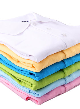 经典棉质团体服POLO衫印绣LOGO
