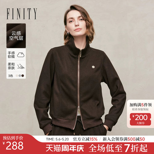 FINITY短外套双拉链立领上衣