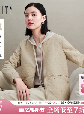 菲妮迪品牌爆款休闲外套女2026春季新款小个子棒球服短款夹克上衣