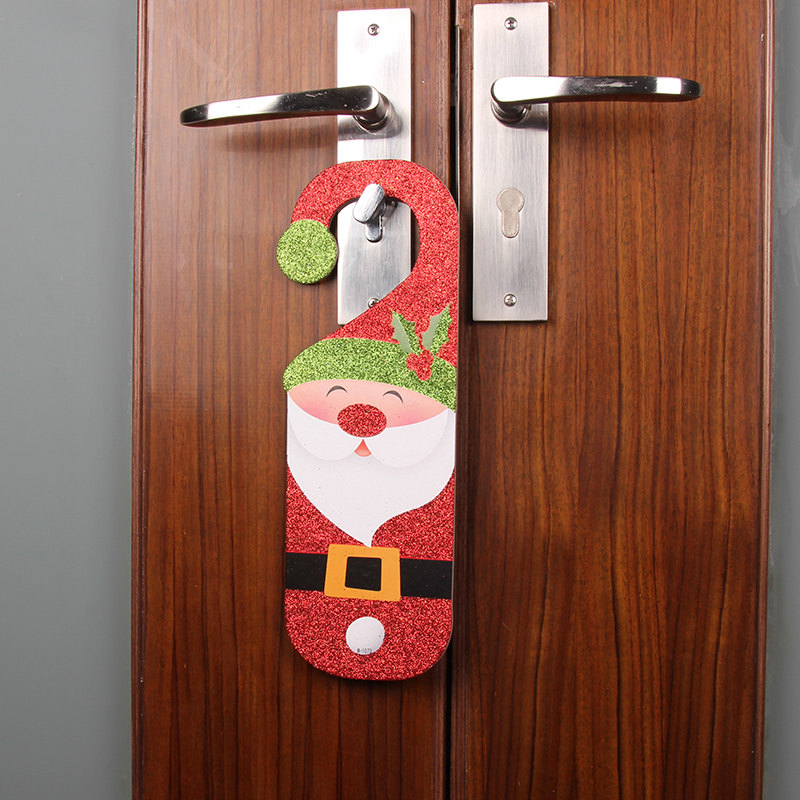 圣诞节装饰品  圣诞用品挂件 氛围布置圣诞门挂 雪人老人圣诞鹿