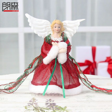 郎森圣诞节天使圣诞节装饰品圣诞节礼物圣诞橱窗装饰圣诞树装饰品