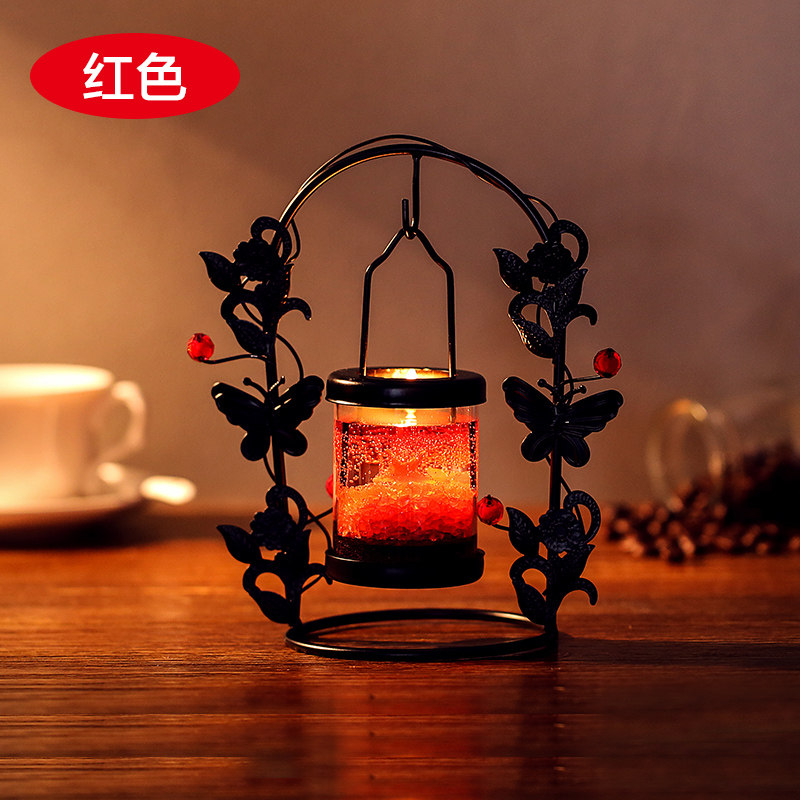 浪漫香薰蜡烛台烛光晚餐道具欧式香薰去味情调温馨小器具