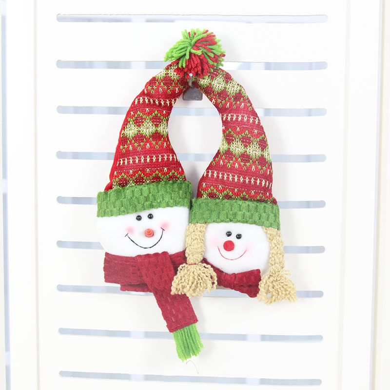 郎森圣诞雪人圣诞老人圣诞公仔圣诞节礼物布艺party圣诞节装饰品