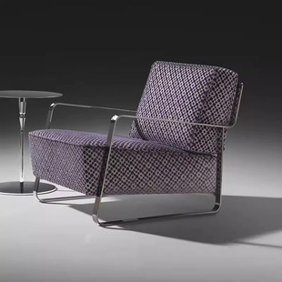 意式极简 Orsenigo轻奢简约家用Fujiyama 客厅阳台休闲扶手椅复刻