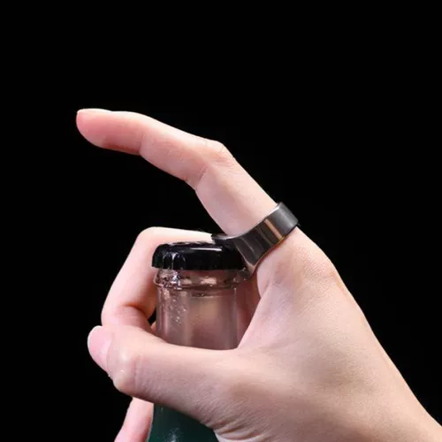 Кольцо из нержавеющей стали, креативная открывашка