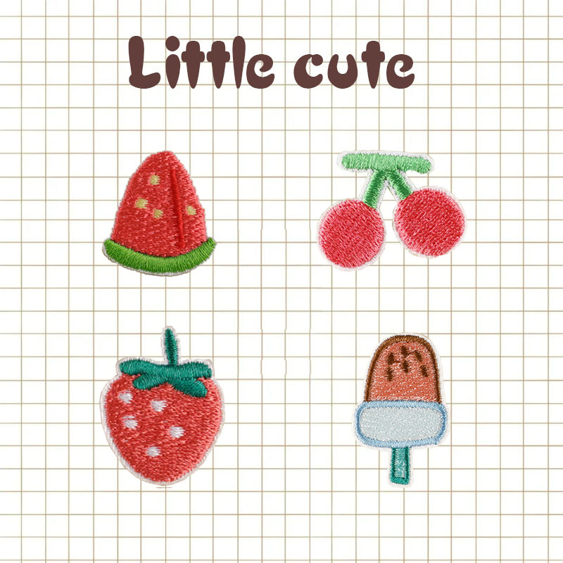 小号卡通衣服补丁贴自粘免缝儿童包羽绒服装饰diy图案贴刺绣布贴