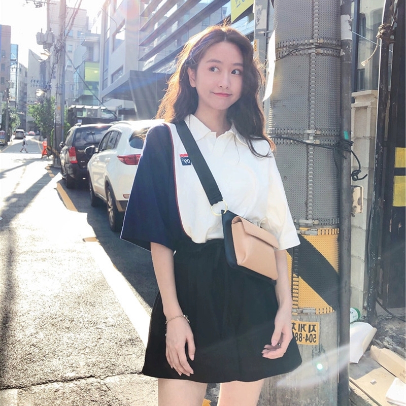 2020小个子穿搭轻熟时尚韩系少女甜美网红减龄气质套装两件套洋气