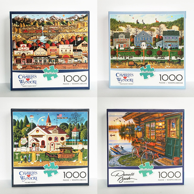 buffalo进口拼图1000片大型益智