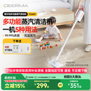 德尔玛蒸汽拖把家用高温清洁机手持拖洗地擦地神器 全国补15%