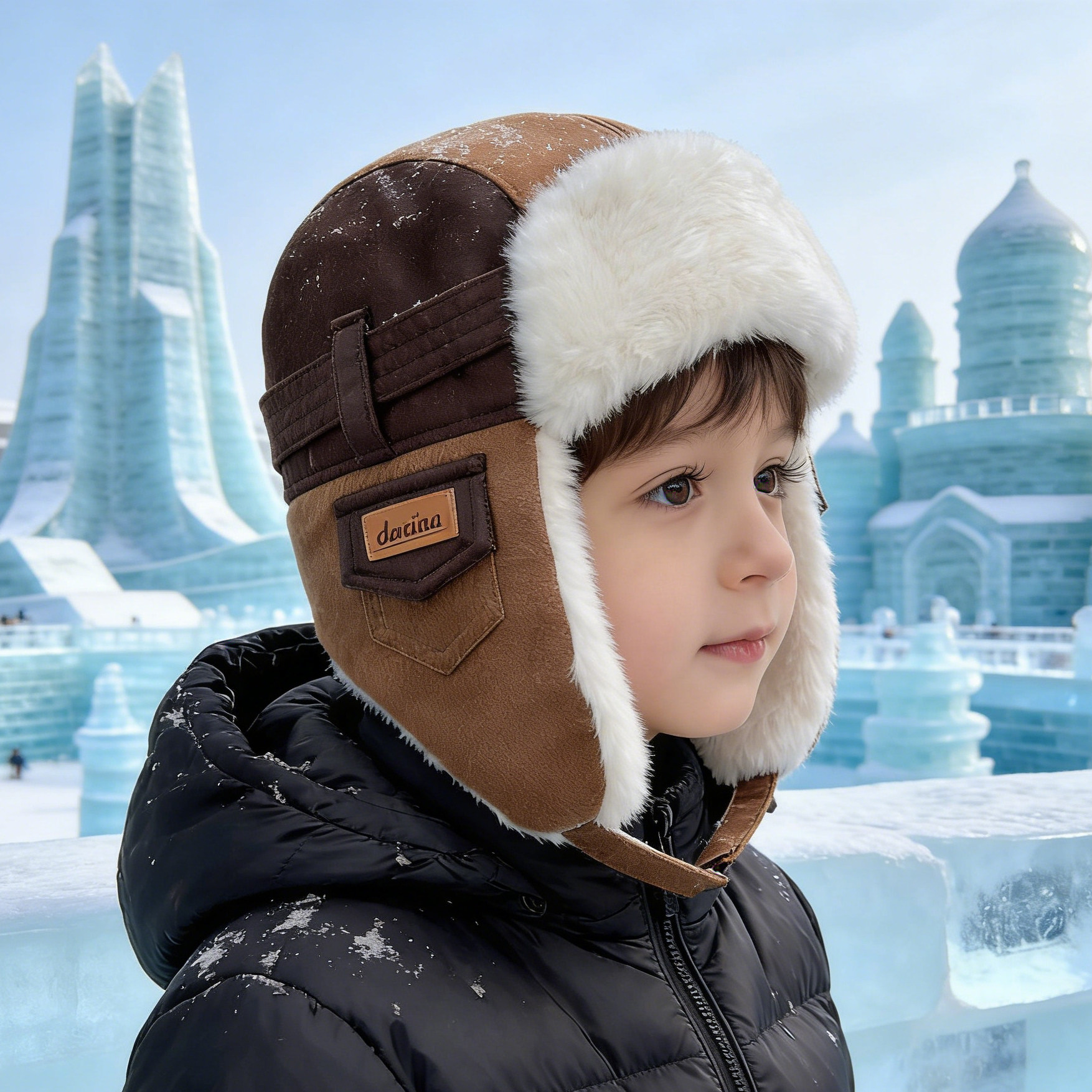 冬季东北儿童帽子防风防寒亲子中大童雷锋帽护耳保暖冬天加厚男孩,童装/婴儿装/亲子装,帽子,淘宝优惠券,粉丝福利购,淘宝优惠卷