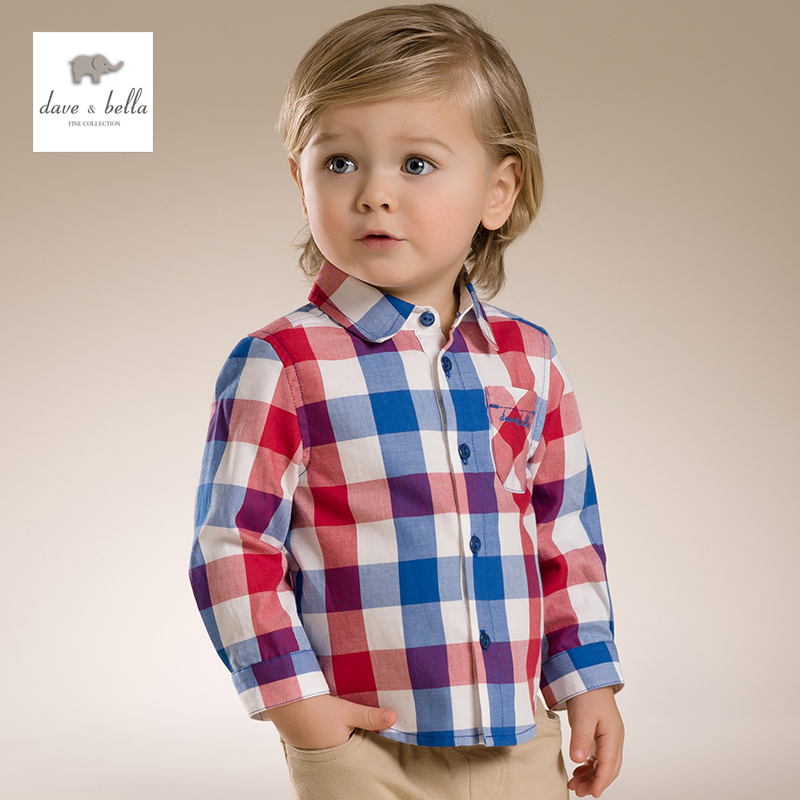 Chemise garcon DAVEBELLA à manche longue - Ref 2082239 Image 1