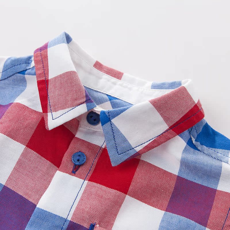 Chemise garcon DAVEBELLA à manche longue - Ref 2082239 Image 4