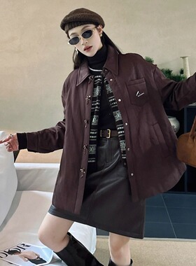 定制DI-SUI正品2025秋冬新款女装08527刺绣亚麻鹅绒大版保暖外套