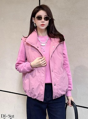 定制DI-SUI正品2025秋冬新款女装35502日常爆款时尚羽绒服马甲
