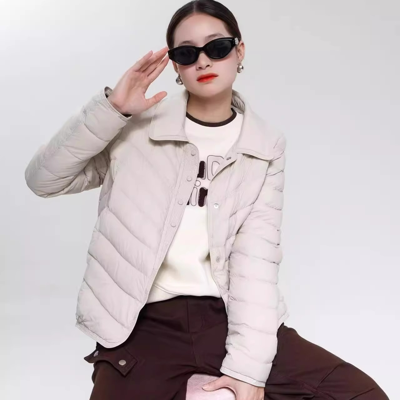 定制K319欧韩2025秋冬新款短外套