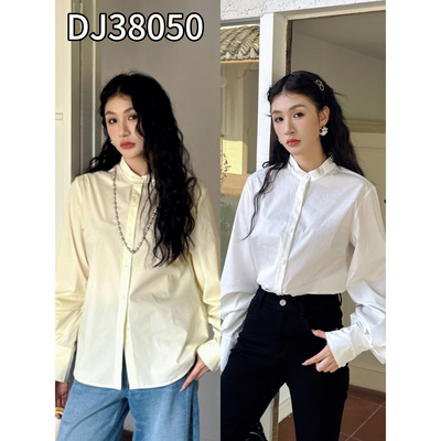 DI-SUI春夏宽松灯笼袖长袖小衫
