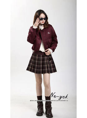 定制K319欧韩2025秋冬女装60910铜氨丝拼接水貂绒短设计感小外套