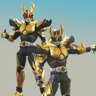 可动假面骑士空我 蒸汽蝗虫 创骑 基兔 机车男孩儿童玩具模型手办