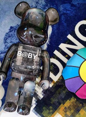潮玩艺术摆件透明星空千秋玩偶