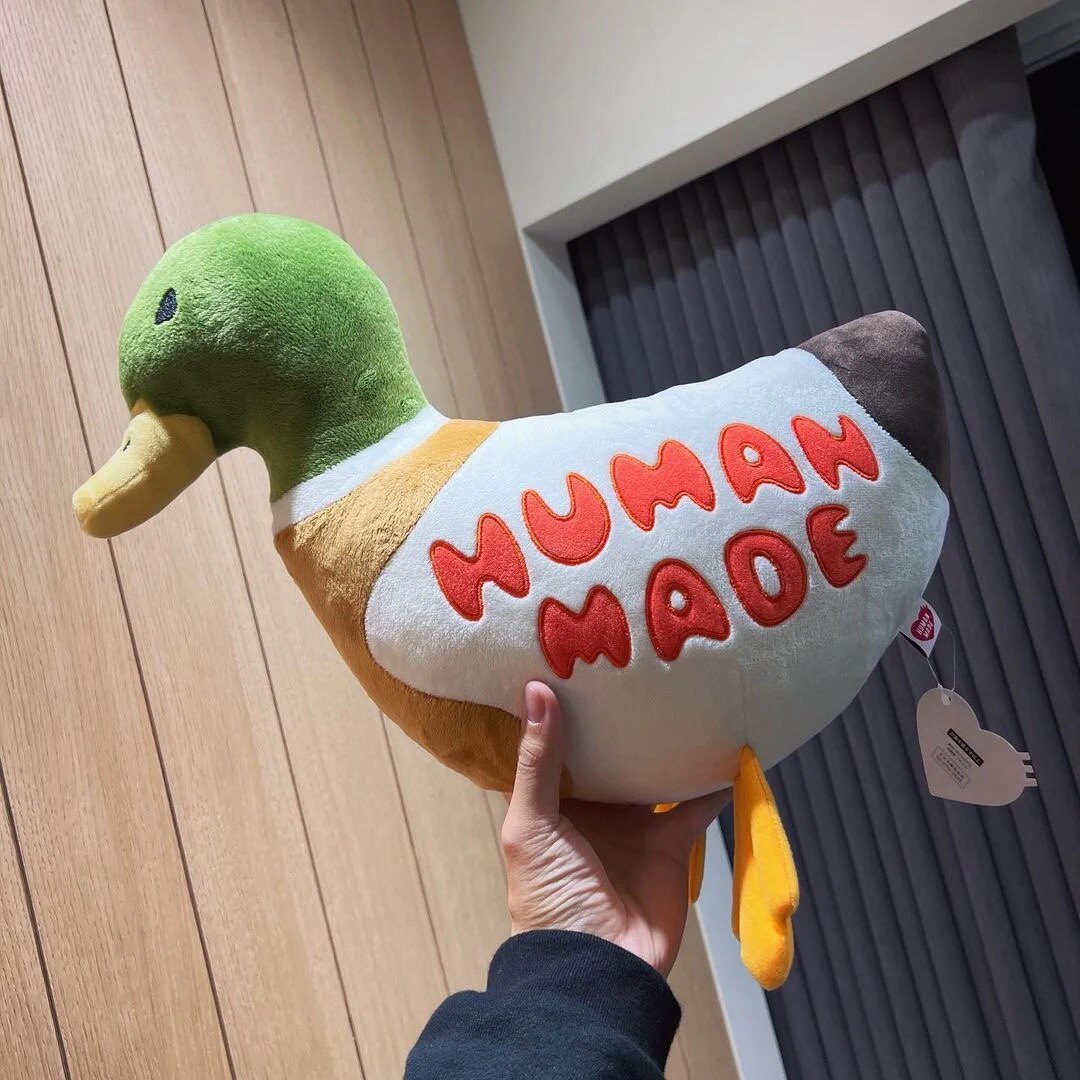 高级感原谅绿头鸭公仔沙发车载抱枕靠垫床上加油鸭丑萌沙雕元宝鸭