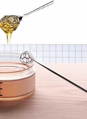 现货意大利 Alessi Acacia Honey Dipper 不锈钢蜂蜜勺 蜂蜜搅拌