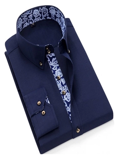 Демисезонная белая мужская рубашка для отдыха, классический костюм, в корейском стиле