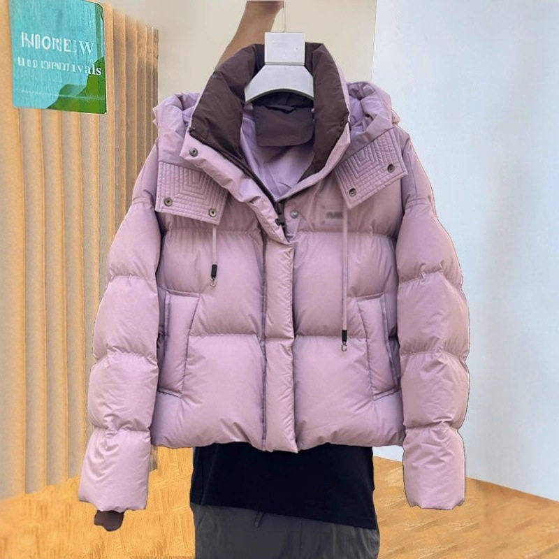 加厚短款大码棉服小个子连帽撞色时尚面包服2025冬季保暖棉服外套,女装/女士精品,棉衣/棉服,淘宝优惠券,粉丝福利购,淘宝优惠卷