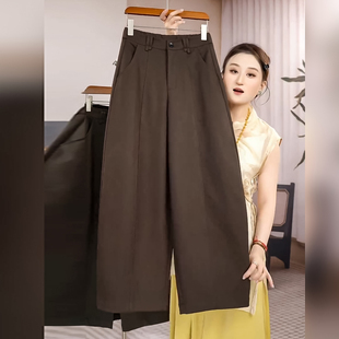时尚潮流高腰弯刀气球裤女早秋2026新款宽松显瘦遮胯百搭休闲裤子