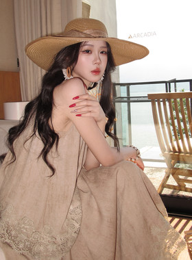 木子李的李设计感棉麻套装
