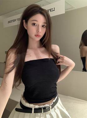 甜辣妹外穿短款修身显瘦