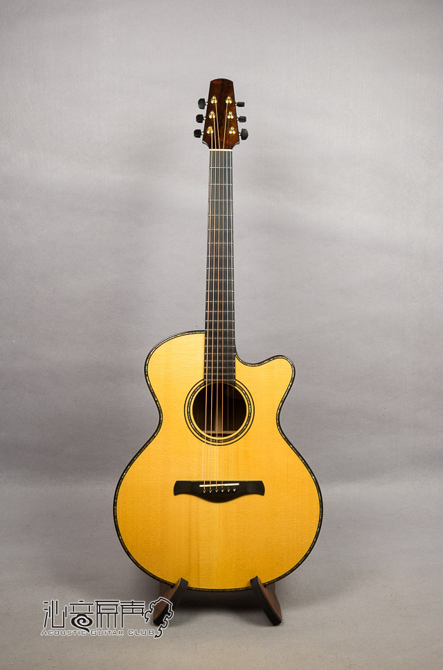 Jeff Traugott model R 2000'大师手工吉他 巴西玫瑰木 沁音原声