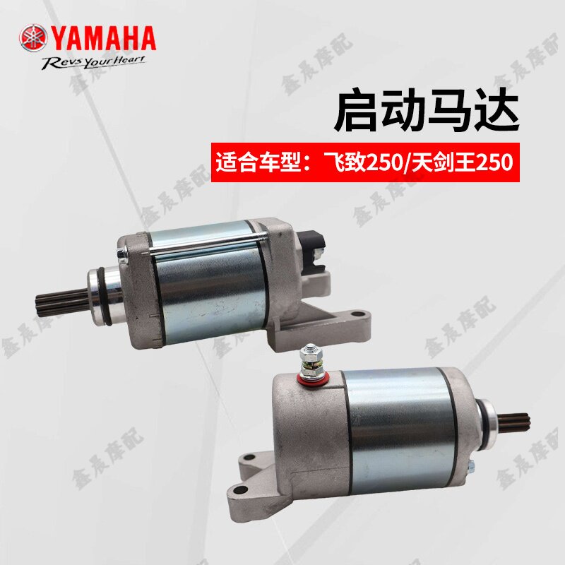 雅马哈摩托车天剑王250启动马达飞致250启动马达电机配套品质