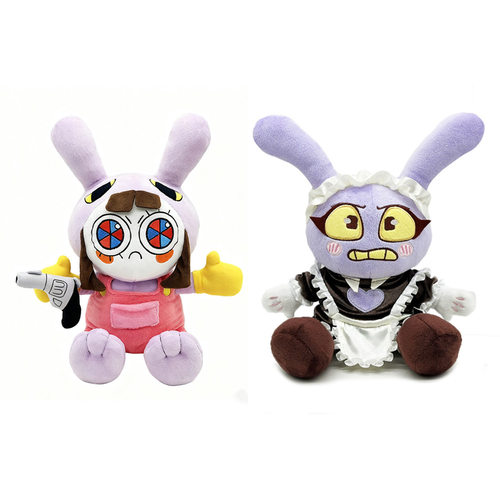 跨境新款 maid jax plush 马戏团兔子 毛绒玩具公仔玩偶