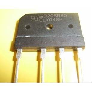 电磁炉专用硅整流全桥D20SB80可代T20XB80 直接代用KBJ2510 拆机