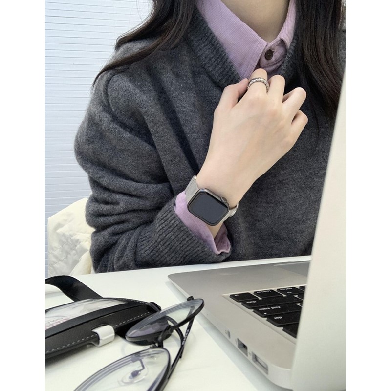 韩系时尚灯芯绒显瘦衬衫