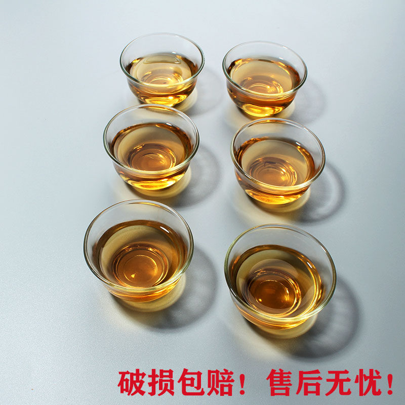 耐热功夫玻璃小茶杯防烫加厚玉兰杯主人杯花茶杯透明品茗小号杯子,餐饮具,茶杯,淘宝优惠券,粉丝福利购,淘宝优惠卷